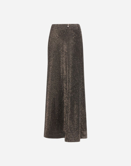 RESORT SKIRT IN MATT SEQUINS Iron 5 RESORT SKIRT IN MATT SEQUINS Iron