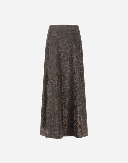 RESORT SKIRT IN MATT SEQUINS Iron 6 RESORT SKIRT IN MATT SEQUINS Iron