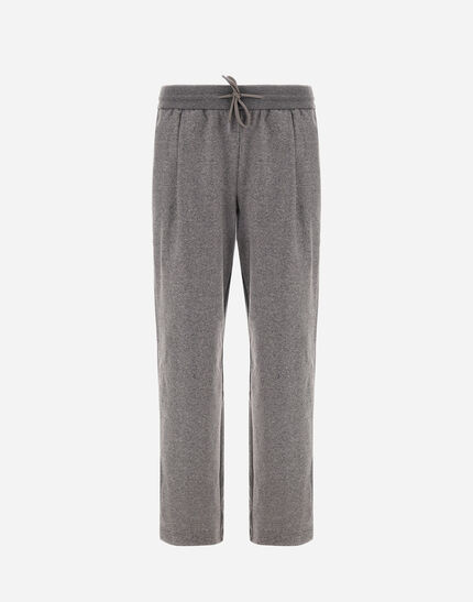 TROUSERS IN DOUBLE JERSEY Iron 1 TROUSERS IN DOUBLE JERSEY Iron
