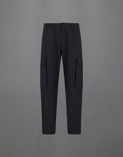 LAMINAR CARGO TROUSERS IN COMFORT TECH Black