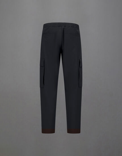 LAMINAR CARGO TROUSERS IN COMFORT TECH Black