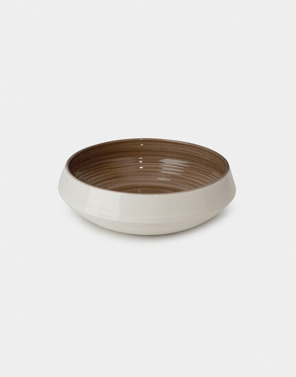 HERNO HABITA VERSATILE CERAMIC BOWL Natural