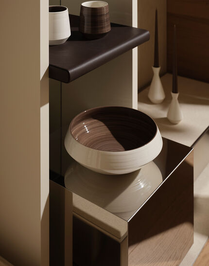HERNO HABITA VERSATILE CERAMIC BOWL Natural