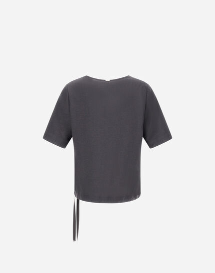RESORT T-SHIRT IN MELANGE FLANNEL Iron
