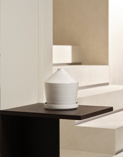 HERNO HABITA DIFFUSER COVER WITH TRAY Natural