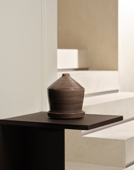 HERNO HABITA DIFFUSER COVER WITH TRAY Coffee