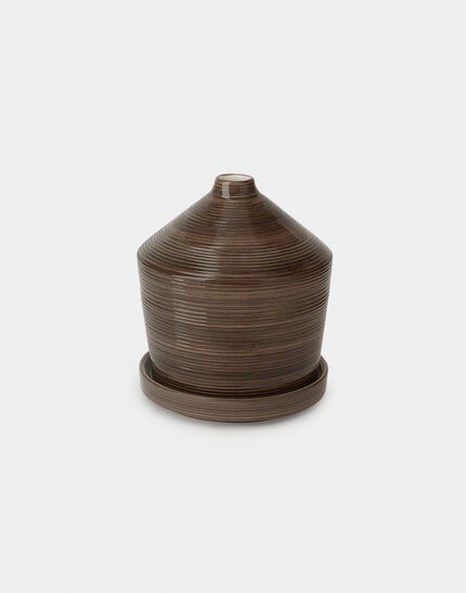 HERNO HABITA DIFFUSER COVER WITH TRAY Coffee