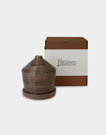 HERNO HABITA DIFFUSER COVER WITH TRAY Coffee 5 HERNO HABITA DIFFUSER COVER WITH TRAY Coffee