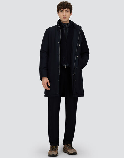 JACKET IN NEW BUSINESS MEMBRANATED Navy Blue