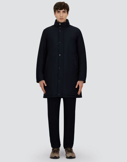 JACKET IN NEW BUSINESS MEMBRANATED Navy Blue