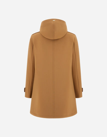 PARKA IN 2-LAYER SCUBA Camel 3 PARKA IN 2-LAYER SCUBA Camel