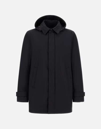 LONG PARKA IN 2-LAYER WINDSTOPPER Black 1 LONG PARKA IN 2-LAYER WINDSTOPPER Black