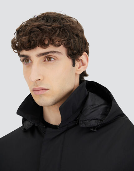 LONG PARKA IN 2-LAYER WINDSTOPPER Black 3 LONG PARKA IN 2-LAYER WINDSTOPPER Black