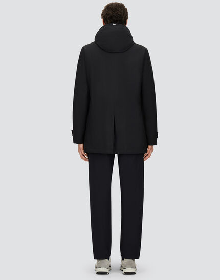 LONG PARKA IN 2-LAYER WINDSTOPPER Black 5 LONG PARKA IN 2-LAYER WINDSTOPPER Black