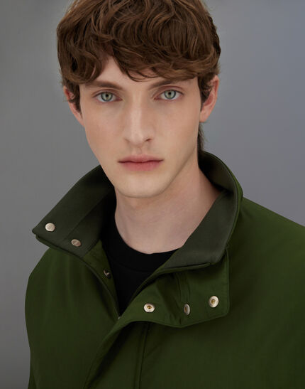 LAMINAR BOMBER JACKET IN ORGANIC TECH Greener Pastures