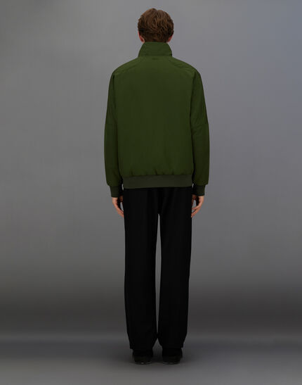 LAMINAR BOMBER JACKET IN ORGANIC TECH Greener Pastures