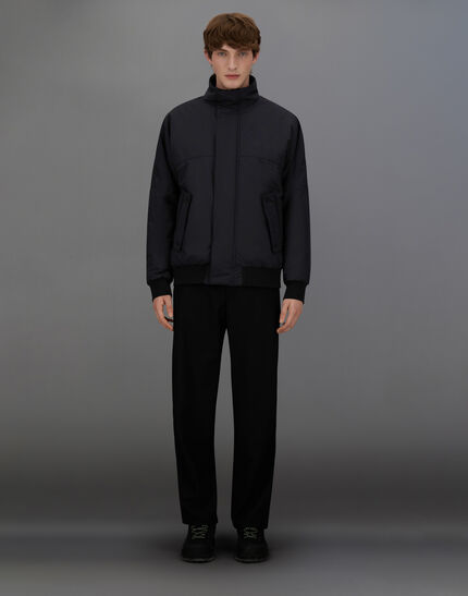 LAMINAR BOMBER JACKET IN ORGANIC TECH Black