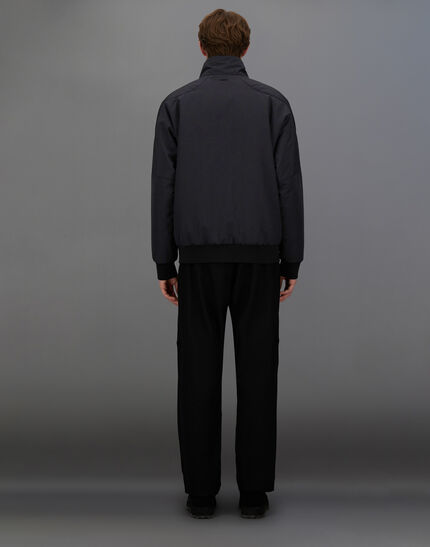 LAMINAR BOMBER JACKET IN ORGANIC TECH Black