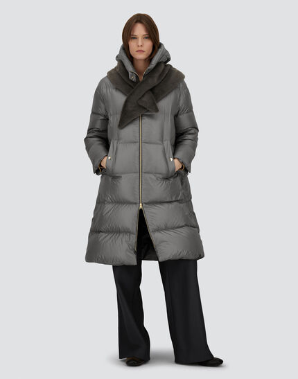 PARKA IN NYLON ULTRALIGHT Grey 2 PARKA IN NYLON ULTRALIGHT Grey
