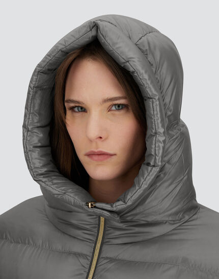 PARKA IN NYLON ULTRALIGHT Grey 3 PARKA IN NYLON ULTRALIGHT Grey