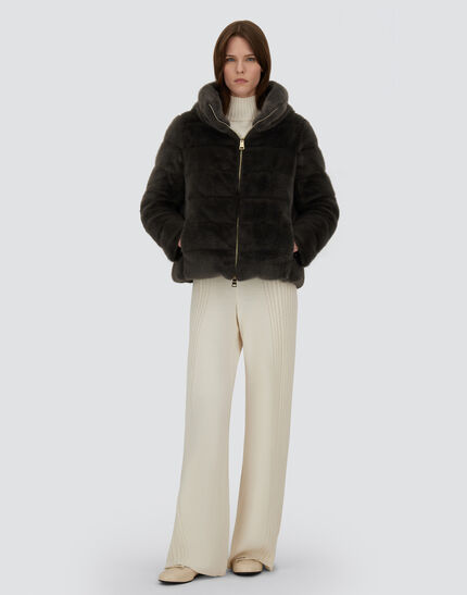 CAPPA IN LADY ALTERNATIVE FUR Grey 2 CAPPA IN LADY ALTERNATIVE FUR Grey