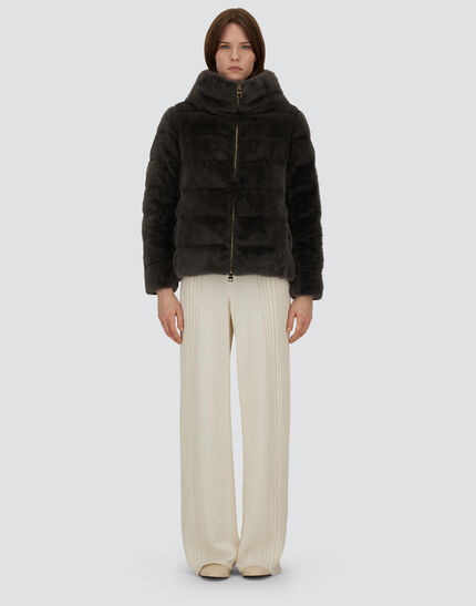 CAPPA IN LADY ALTERNATIVE FUR Grey 4 CAPPA IN LADY ALTERNATIVE FUR Grey
