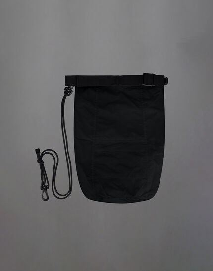 LAMINAR BAG IN SOLID WOVEN Black 1 LAMINAR BAG IN SOLID WOVEN Black