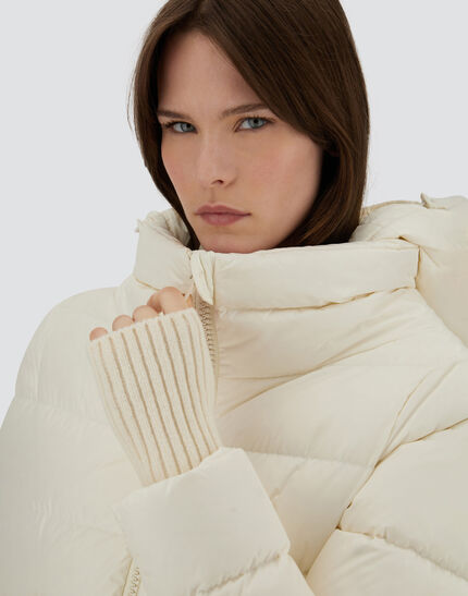 A-SHAPE JACKET IN NYLON CHAMONIX White 3 A-SHAPE JACKET IN NYLON CHAMONIX White