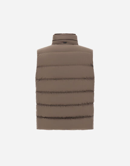 VEST IN ARENDELLE AND MONOGRAM Dark Taupe 3 VEST IN ARENDELLE AND MONOGRAM Dark Taupe