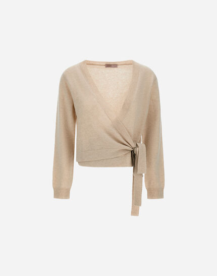 RESORT CARDIGAN IN LIGHT CASHMERE KNIT Chantilly