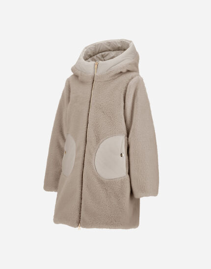 COAT IN LADY ALTERNATIVE FUR AND ECOAGE Chantilly 6 COAT IN LADY ALTERNATIVE FUR AND ECOAGE Chantilly