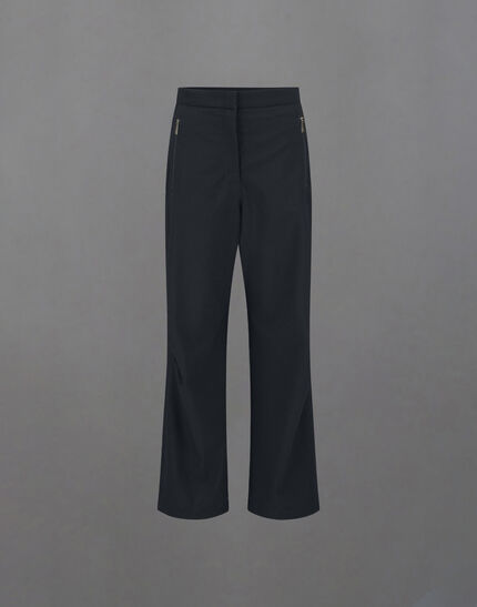 LAMINAR TROUSERS IN WOOL TOUCH Black