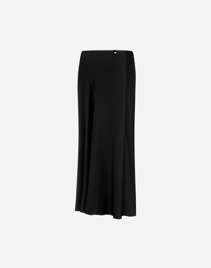 RESORT SKIRT IN ENVERS SATIN Black 6 RESORT SKIRT IN ENVERS SATIN Black
