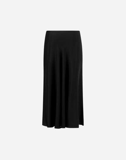 RESORT SKIRT IN ENVERS SATIN Black 7 RESORT SKIRT IN ENVERS SATIN Black