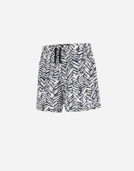 RESORT SWIM SHORTS IN NYLON SEASONAL PRINT Teal/White 5 RESORT SWIM SHORTS IN NYLON SEASONAL PRINT Teal/White