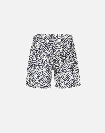 RESORT SWIM SHORTS IN NYLON SEASONAL PRINT Teal/White 6 RESORT SWIM SHORTS IN NYLON SEASONAL PRINT Teal/White