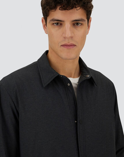 RESORT SHACKET IN NYLON COMFORT STRETCH Slate