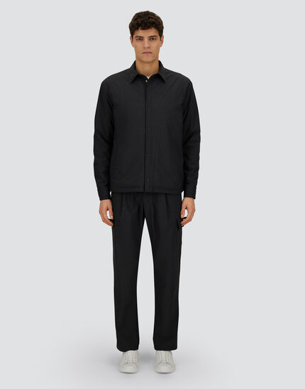 RESORT SHACKET IN NYLON COMFORT STRETCH Slate