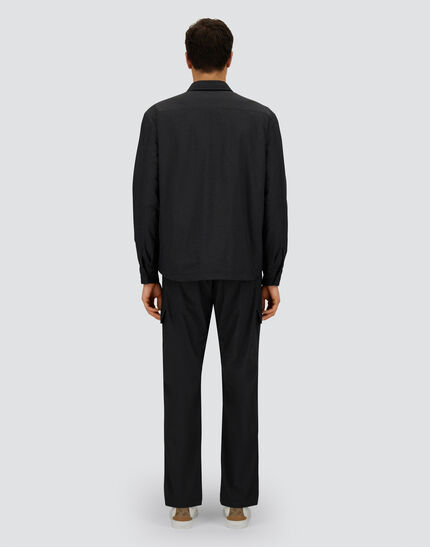 RESORT SHACKET IN NYLON COMFORT STRETCH Slate