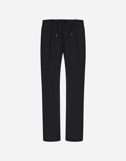 COTTON FEEL TROUSERS Black