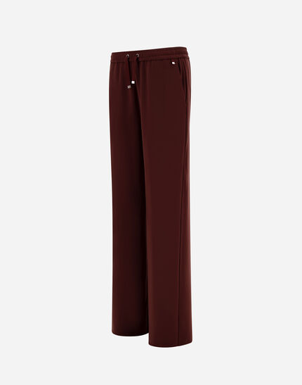 TROUSERS IN MATT CREPE SATIN Bordeaux 5 TROUSERS IN MATT CREPE SATIN Bordeaux