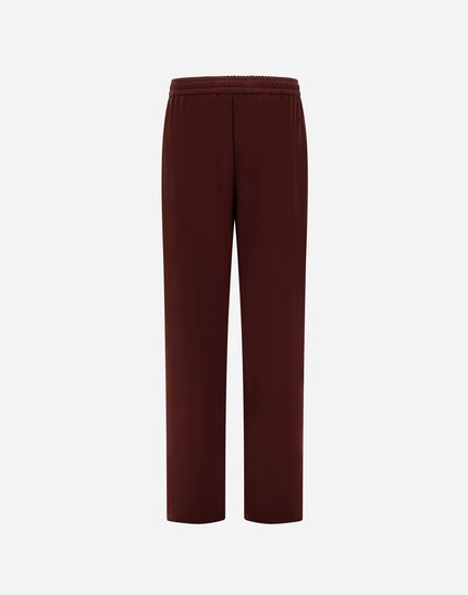 TROUSERS IN MATT CREPE SATIN Bordeaux 6 TROUSERS IN MATT CREPE SATIN Bordeaux