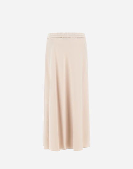 SKIRT IN MATT CREPE SATIN Chantilly 2 SKIRT IN MATT CREPE SATIN Chantilly