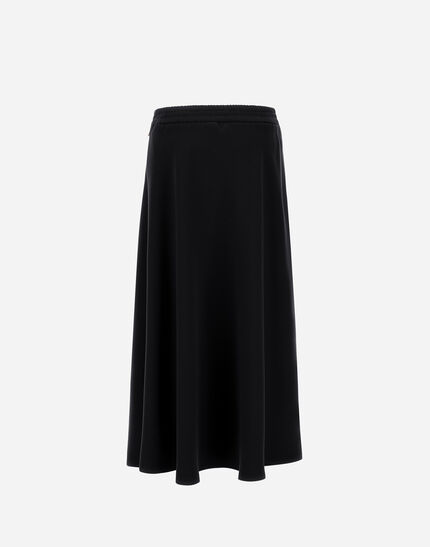 SKIRT IN MATT CREPE SATIN Black 7 SKIRT IN MATT CREPE SATIN Black