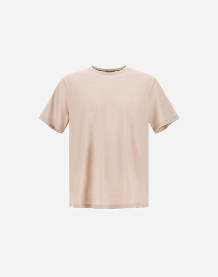 RESORT T-SHIRT IN SOFT WOOL JERSEY Chantilly