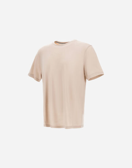 RESORT T-SHIRT IN SOFT WOOL JERSEY Chantilly