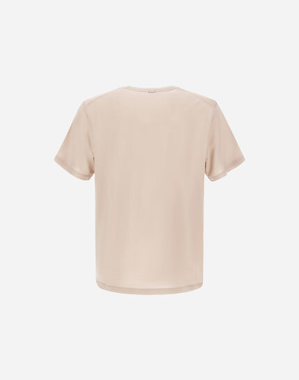 RESORT T-SHIRT IN SOFT WOOL JERSEY Chantilly