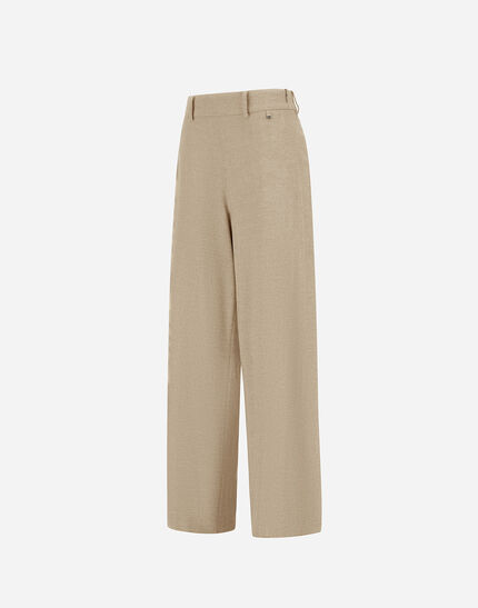 RESORT TROUSERS IN MELANGE FLANNEL Chantilly
