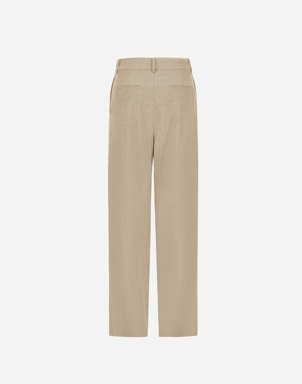 RESORT TROUSERS IN MELANGE FLANNEL Chantilly