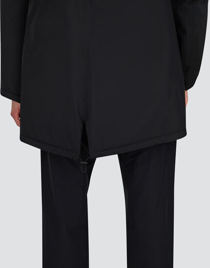 LONG PARKA IN 2-LAYER WINDSTOPPER Black